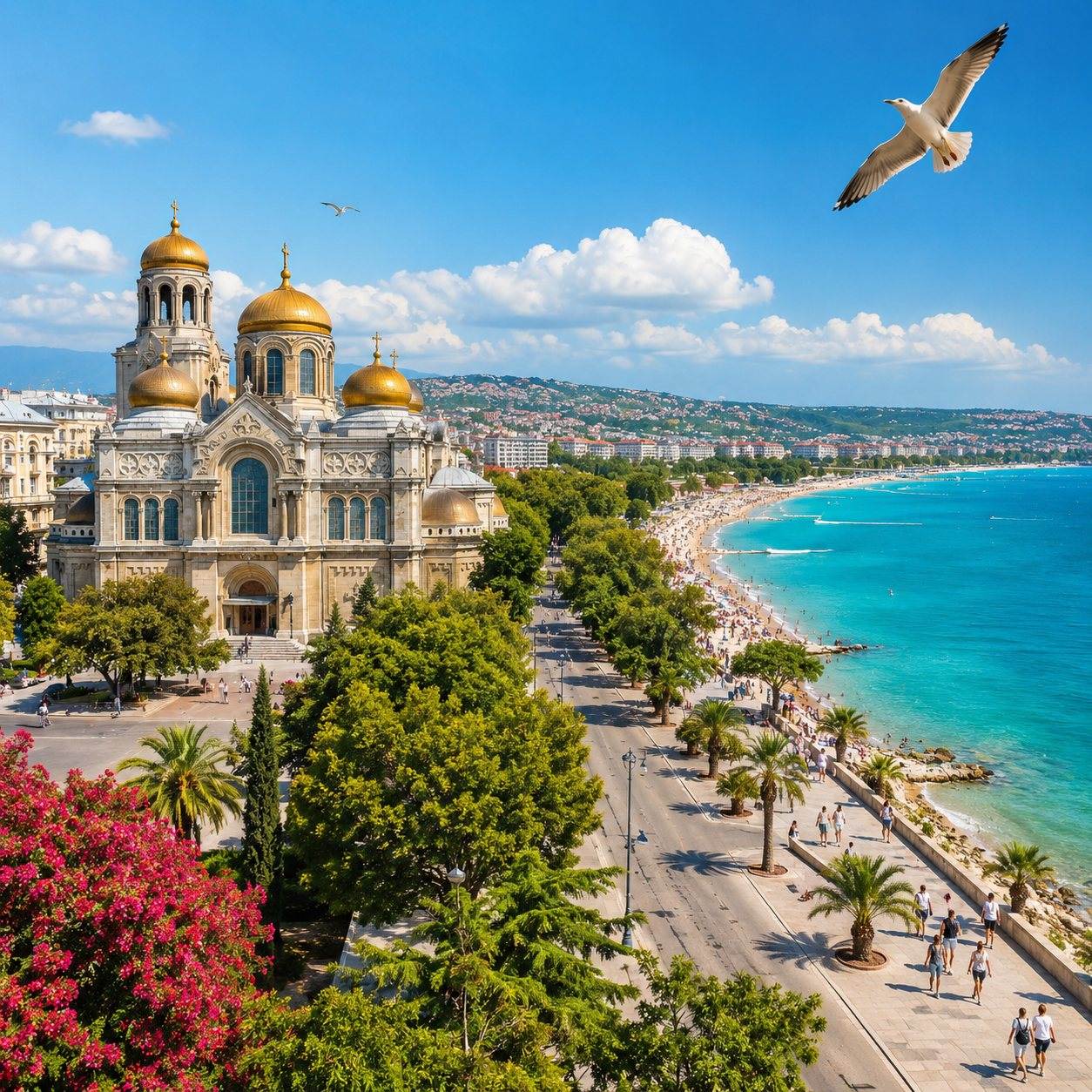 Varna, Bulgaria - Zi de relaxare la malul mării